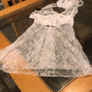 New 2 piece nightgown w/gstring size small